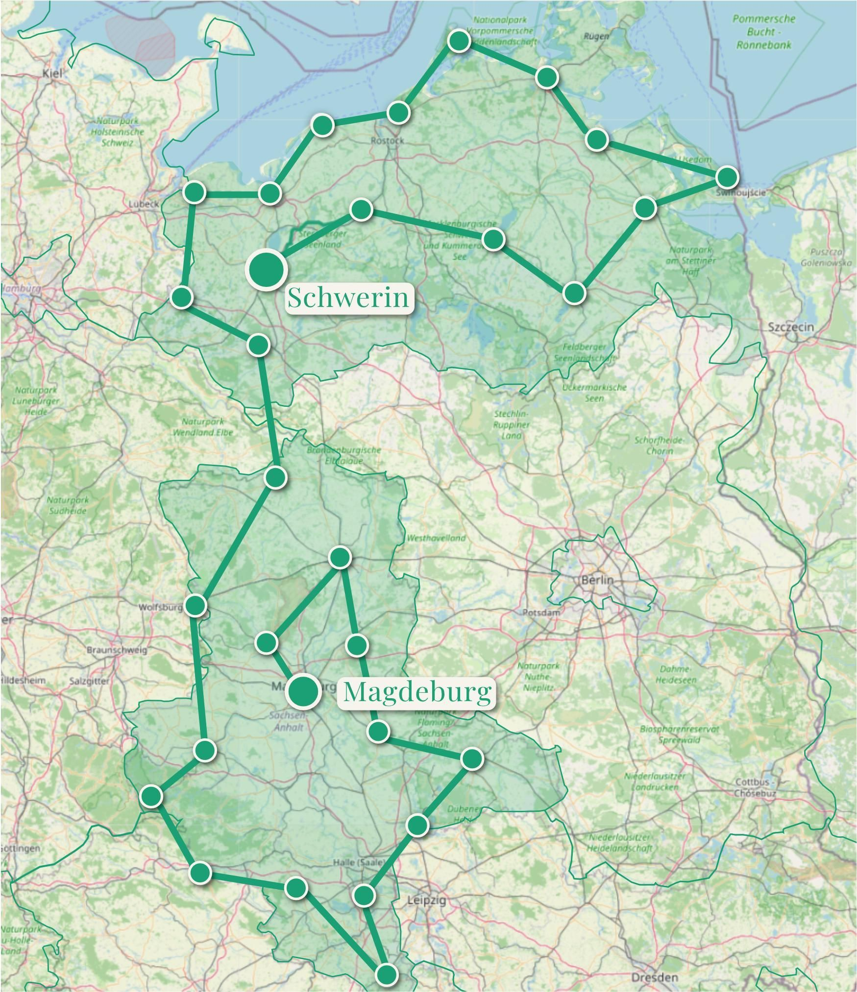 Demokratie-Radtour Schwerin=>Magdeburg