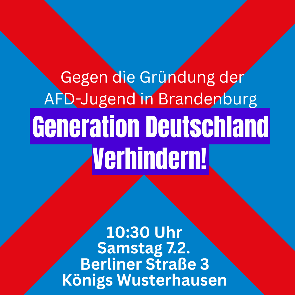 Kundgebung gegen die AFD